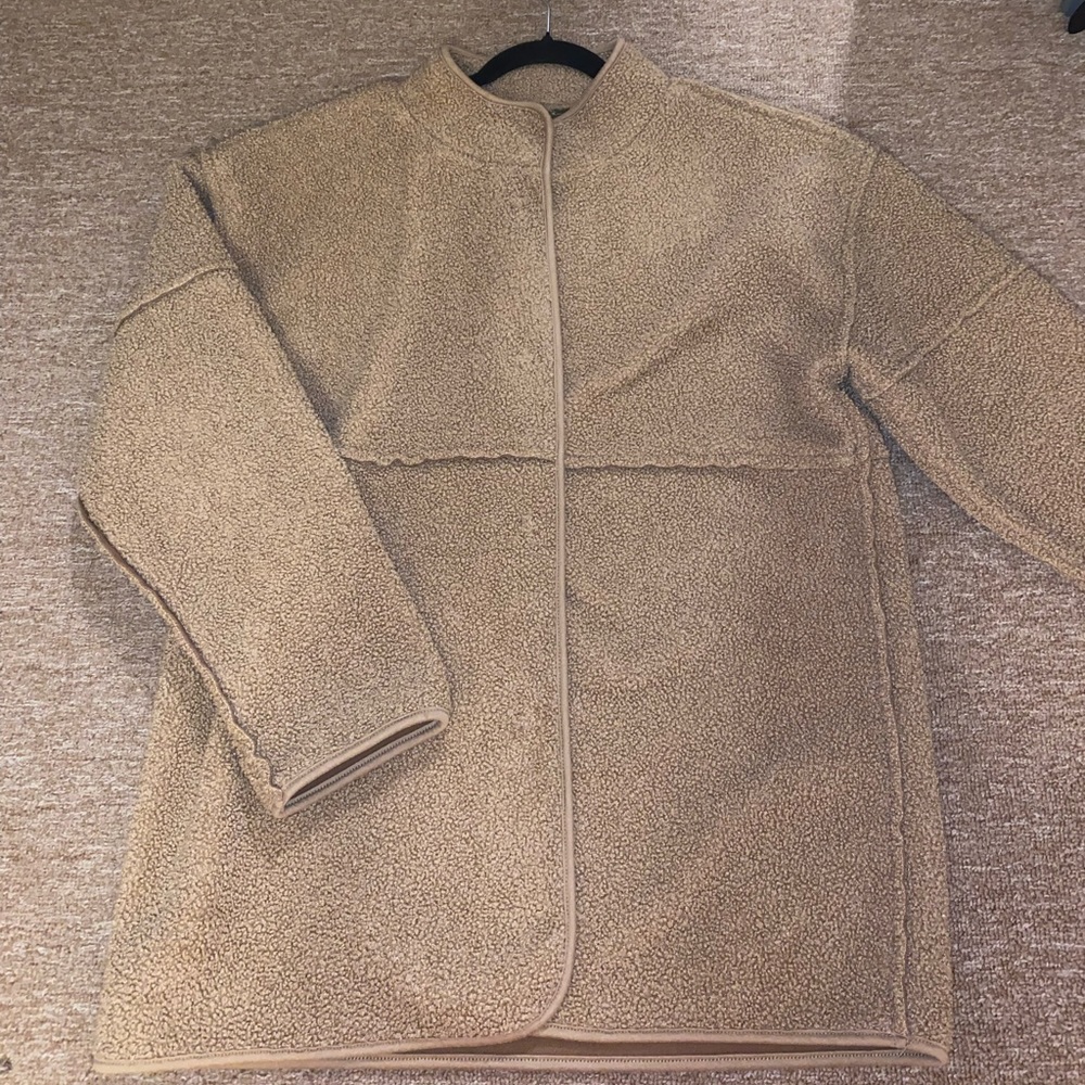 Brown teddy jacket from target.